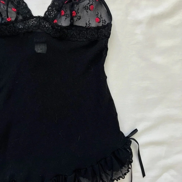 Vintage Y2K Frederick’s Of Hollywood Mini Slip Dress Chemise - Picture 4 of 6